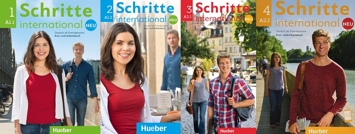 Sách tự học tiếng Đức Schritte International Neu A1 A2 B1