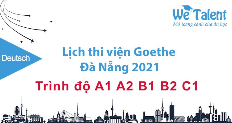 Lịch thi tiếng Đức ở Đà Nẵng 2021