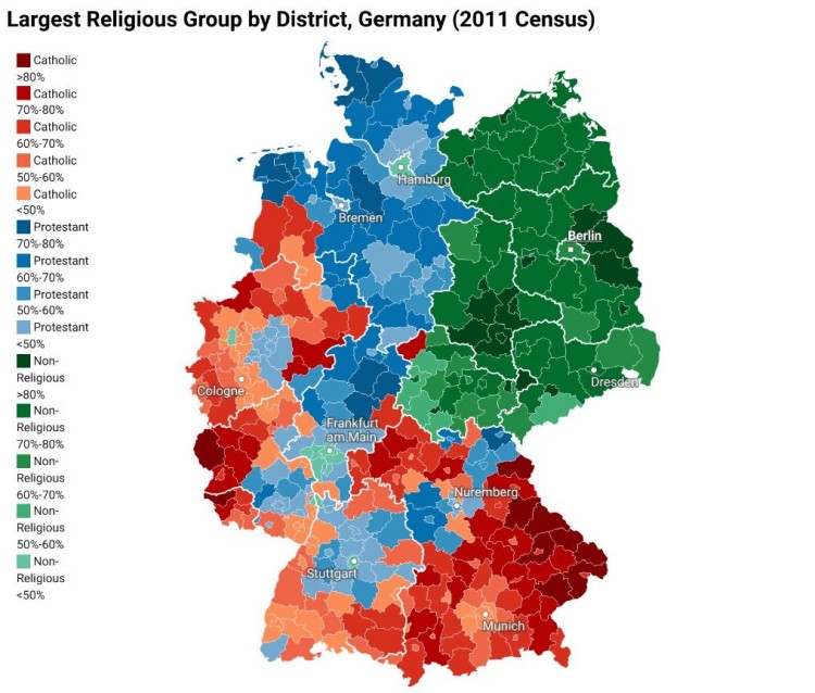 Người Đức theo đạo gì?