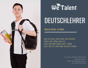 Giáo viên trung tâm tiếng Đức We Talent